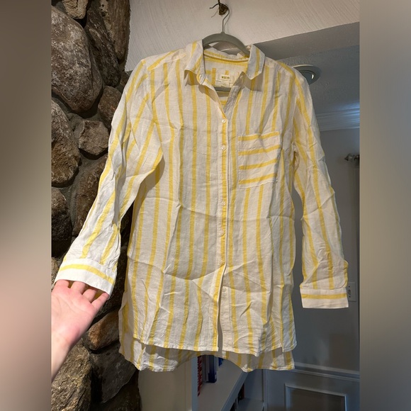 Anthropology Maeve High-Low Buttondown. Size X-Small. NWOT. - Picture 10 of 13